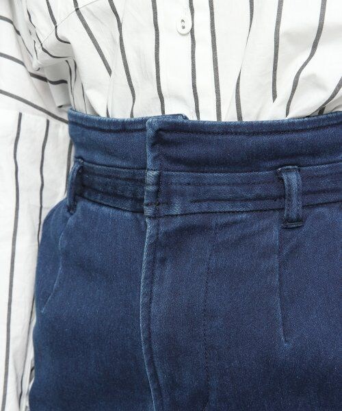 JEANASIS（ジーナシス）の「PUラインハイライズペンシルスカート（スカート・レディース・ブラック/ブルー/ホワイト・M/S）」の6枚目の写真