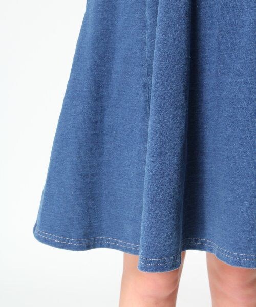 Heather（ヘザー）の「★先行予約★カットデニムミドルスカート（スカート・レディース・ネイビー/ブルー・Ｆ）」の7枚目の写真