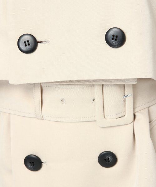 JEANASIS（ジーナシス）の「2WAYトレンチコート（ジャケット/アウター・レディース・ネイビー/ベージュ・FREE）」の12枚目の写真