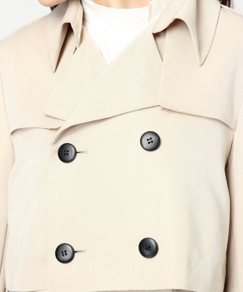 JEANASIS（ジーナシス）の「2WAYトレンチコート（ジャケット/アウター・レディース・ネイビー/ベージュ・FREE）」の8枚目の写真