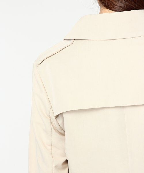 JEANASIS（ジーナシス）の「2WAYトレンチコート（ジャケット/アウター・レディース・ネイビー/ベージュ・FREE）」の14枚目の写真