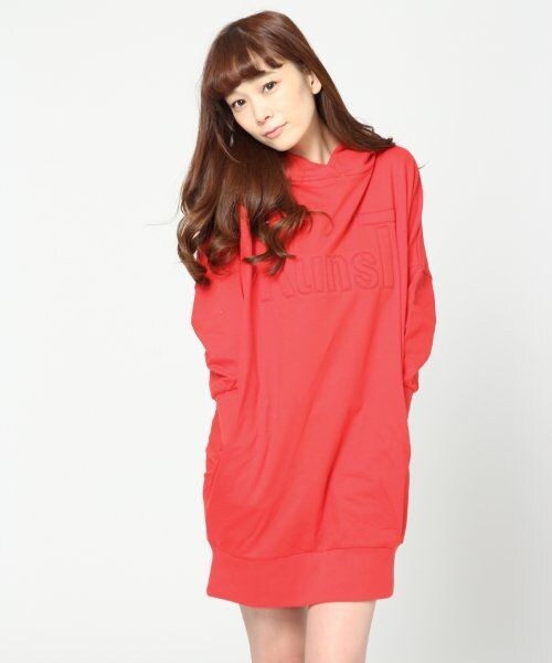 JEANASIS(ジーナシス)の「シシュウキルトウラケワンピース(ワンピース/ドレス・レディース・グレー/ネイビー/レッド/ホワイト・FREE)」の4枚目の写真