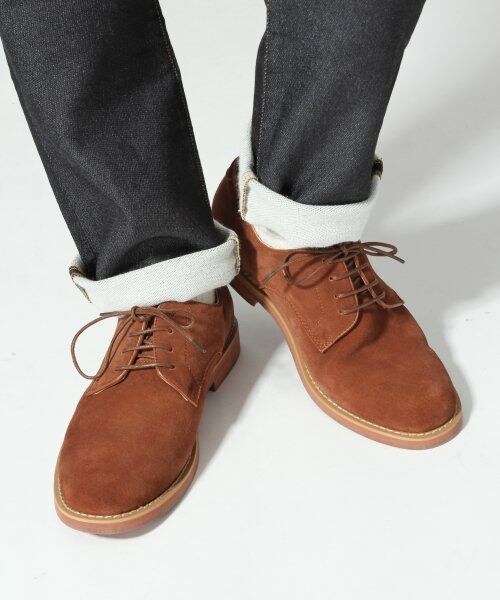 RAGEBLUE（レイジブルー）の「スウェードカラーソールシューズ（シューズ・メンズ・ネイビー/オレンジ/ブルー/ブラウン・Ｌ/Ｍ）」の2枚目の写真