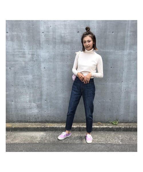 ADIRA（アディラ）の「"JOLIE" HN Knit（ニット/セーター・レディース・ブラック/ホワイト・FREE）」の2枚目の写真