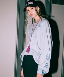 KaneZ | KaneZ SEARCH DESTROY L/S TEE【スカイブルー】(スウェット)