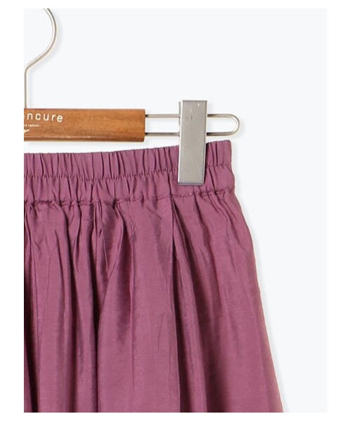 Lugnoncure（ルノンキュール）の「ヴィンテージサテンスカート（スカート・ブラック/ピンク/ベージュ/パープル・F）」の4枚目の写真