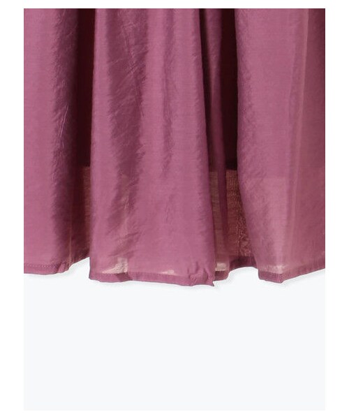 Lugnoncure（ルノンキュール）の「ヴィンテージサテンスカート（スカート・ブラック/ピンク/ベージュ/パープル・F）」の5枚目の写真