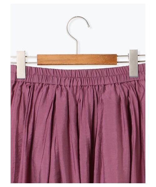 Lugnoncure（ルノンキュール）の「ヴィンテージサテンスカート（スカート・ブラック/ピンク/ベージュ/パープル・F）」の6枚目の写真