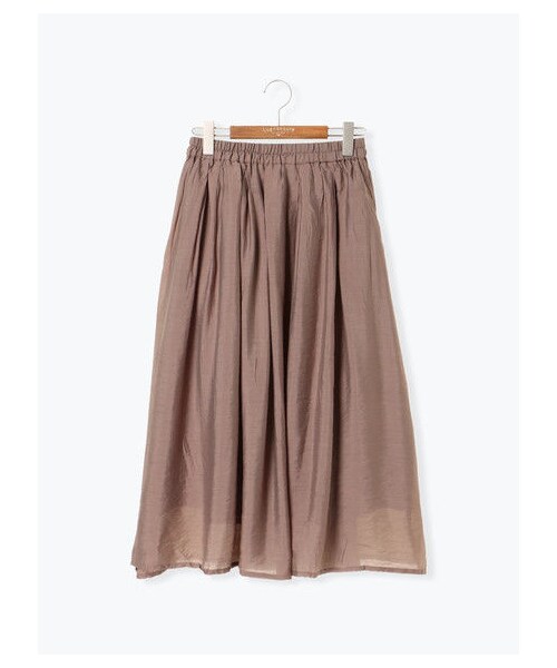 Lugnoncure（ルノンキュール）の「ヴィンテージサテンスカート（スカート・ブラック/ピンク/ベージュ/パープル・F）」の10枚目の写真