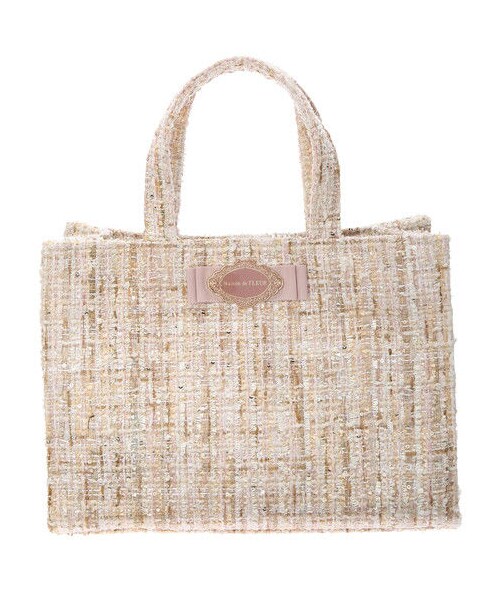 Maison de FLEUR（メゾンドフルール）の「ラメツイードトート
