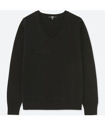 UNIQLO | カシミヤVネックセーター（長袖）(ニット/セーター)
