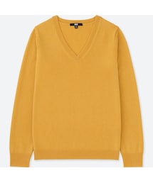 UNIQLO | カシミヤVネックセーター（長袖）(ニット/セーター)