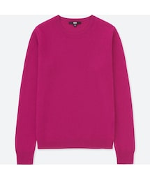 UNIQLO | カシミヤクルーネックセーター（長袖）(ニット/セーター)