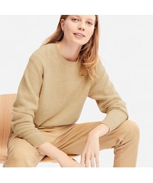 UNIQLO | プレミアムラムクルーネックセーター（長袖）(ニット/セーター)