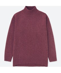 UNIQLO | プレミアムラムハイネックチュニック（長袖）(ニット/セーター)