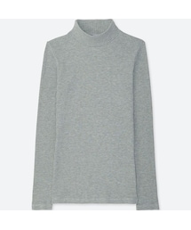 UNIQLO | リブハイネックT（長袖）(Tシャツ/カットソー)