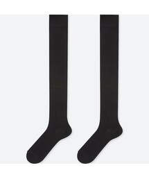 ユニクロ  ニーハイソックス  ヒートテック  紺色  8足セット ユニクロ公式 | ヒートテックニーハイソックス
