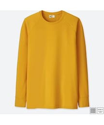 UNIQLO | ウルトラストレッチドライクルーネックＴ（長袖）(Tシャツ/カットソー)