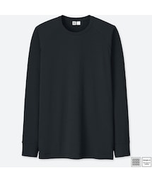 UNIQLO | ウルトラストレッチドライクルーネックＴ（長袖）(Tシャツ/カットソー)
