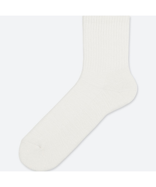 UNIQLO（ユニクロ）の「スラブハーフソックス（ソックス/靴下・メンズ・BLACK 09/GRAY 03/WHITE 00/NAVY 69・27-29/25-27）」の2枚目の写真