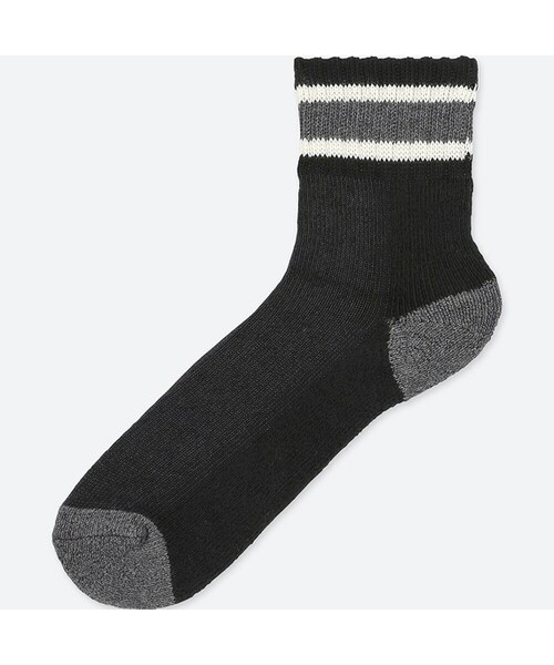 UNIQLO（ユニクロ）の「プレイティングハーフソックス（ソックス/靴下・メンズ・BROWN 35/RED 15/BLACK 09/GRAY 03・27-29/25-27）」の2枚目の写真
