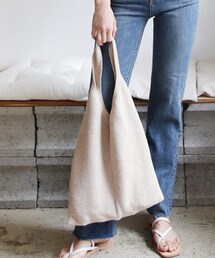 DHOLIC | スクエアニットバッグ(トートバッグ)