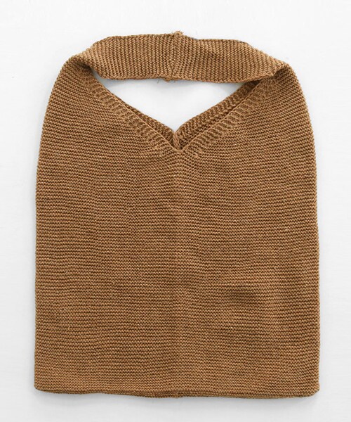 DHOLIC（ディーホリック）の「スクエアニットバッグ（トートバッグ・レディース・ベージュ/ブルー/ブラウン/ホワイト・FREE）」の3枚目の写真