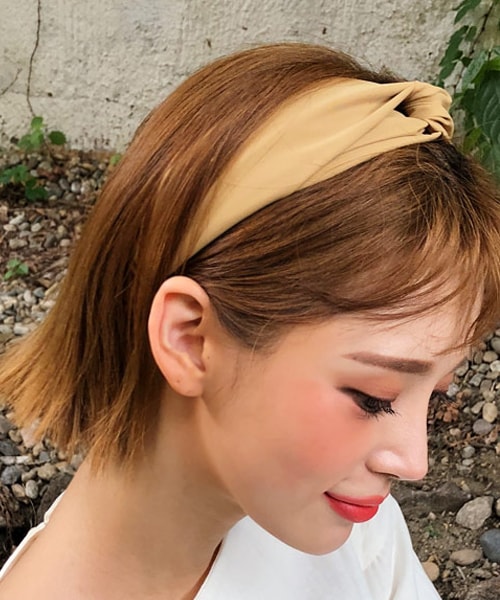 DHOLIC（ディーホリック）の「ツイストヘアバンド（ヘアバンド・レディース・ブルー/イエロー/グリーン・FREE）」の3枚目の写真