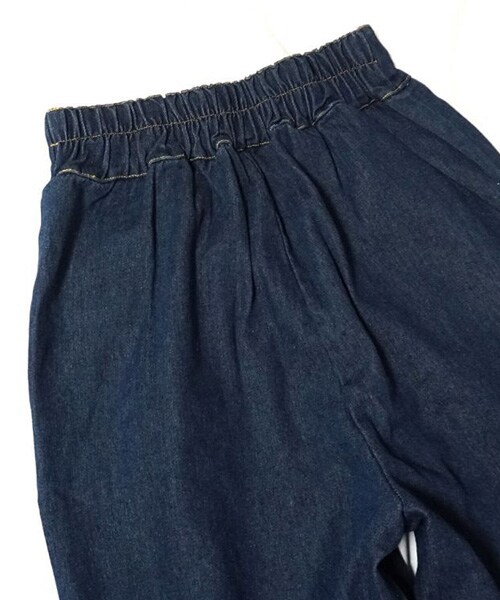 Tiffee SELECT（ティフィーセレクト）の「コルセットベルト付きハイウエストデニムワイドパンツ（デニムパンツ・レディース・ブルー・F）」の4枚目の写真