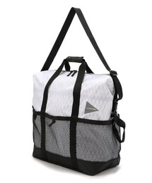 and wander アンドワンダー x-pac トート52l 黒 ブラック and wander（アンドワンダー）の「and wander/アンドワンダー X