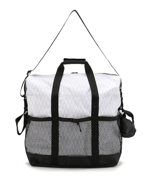 and wander アンドワンダー x-pac トート52l 黒 ブラック and wander（アンドワンダー）の「and wander/アンドワンダー X