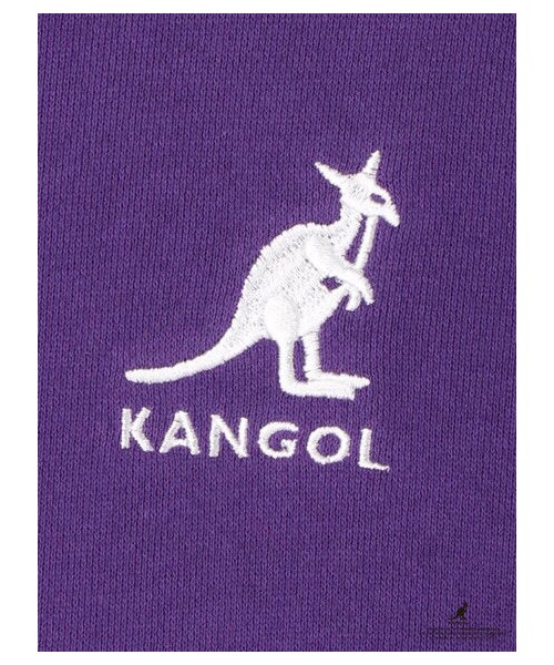 E hyphen world gallery(イーハイフンワールドギャラリー)の「Ehwg×KANGOL HOODIE(トップス・オフホワイト/ブラック/パープル・F)」の6枚目の写真
