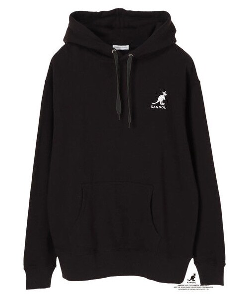 E hyphen world gallery(イーハイフンワールドギャラリー)の「Ehwg×KANGOL HOODIE(トップス・オフホワイト/ブラック/パープル・F)」の10枚目の写真