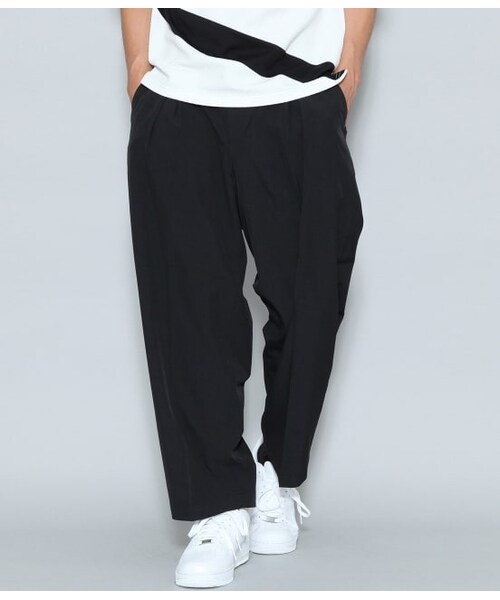 JUNRED(ジュンレッド)の「AIR DRYアンクルワイドパンツ(パンツ・メンズ・ブラック/ライトグレー/カーキ・L/L1/LL/M/S)」の1枚目の写真