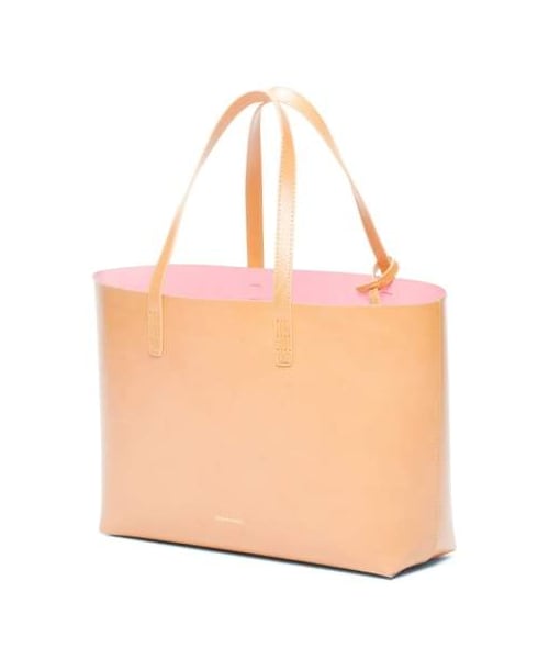 MANSUR GAVRIEL（マンサーガブリエル）の「MANSUR GAVRIEL Small Leather Tote（トートバッグ・レディース・Beige/Black・One Size）」の5枚目の写真