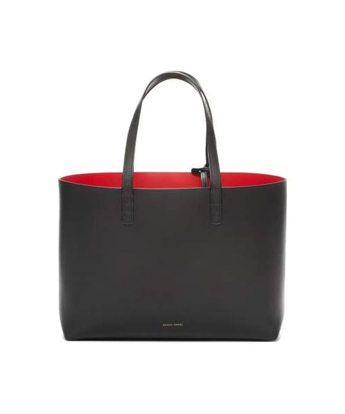MANSUR GAVRIEL（マンサーガブリエル）の「MANSUR GAVRIEL Small Leather Tote（トートバッグ・レディース・Beige/Black・One Size）」の2枚目の写真
