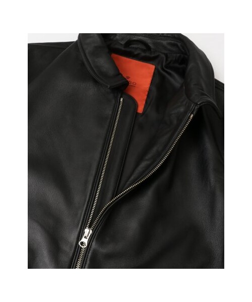 URBAN RESEARCH アーバンリサーチ 本革 リブ ブルゾン 40 ⭐︎URBAN RESEARCH アーバンリサーチ 本革 リブ ブルゾン 40