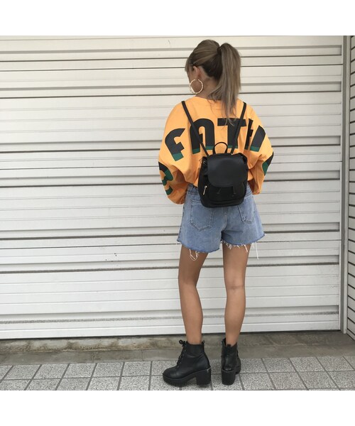no brand（ノーブランド）の「YOFATHERビッグロンT❝Autumn