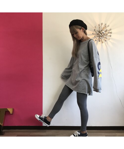 no brand（ノーブランド）の「YOFATHERビッグロンT❝Autumn