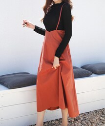 DHOLIC | バックタイフレアワンピース(ワンピース)