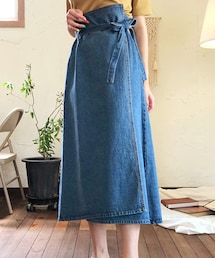 DHOLIC | ストラップSETラップデニムスカート(スカート)