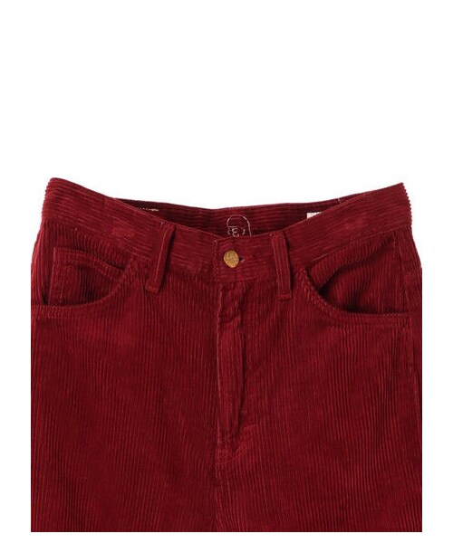 E hyphen world gallery（イーハイフンワールドギャラリー）の「Lee CORDUROY WIDE PANTS（パンツ・アイボリー/ブラック/ブリックレッド/キャメル・S/M）」の6枚目の写真