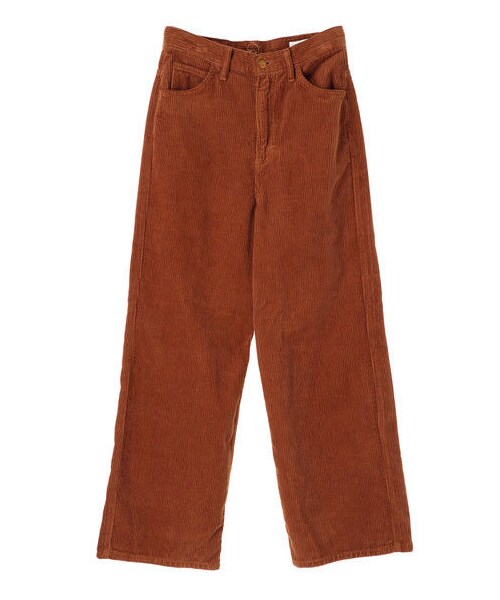 E hyphen world gallery（イーハイフンワールドギャラリー）の「Lee CORDUROY WIDE PANTS（パンツ・アイボリー/ブラック/ブリックレッド/キャメル・S/M）」の13枚目の写真