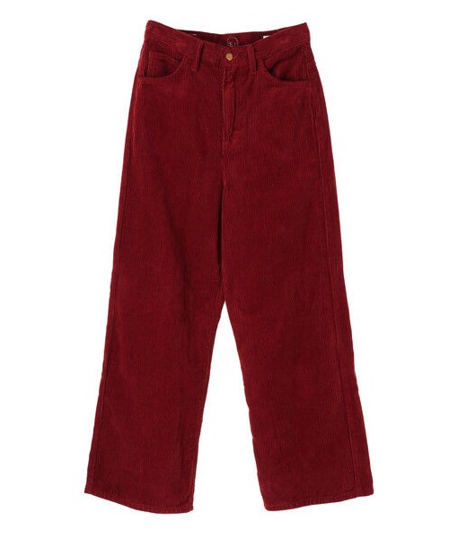 E hyphen world gallery（イーハイフンワールドギャラリー）の「Lee CORDUROY WIDE PANTS（パンツ・アイボリー/ブラック/ブリックレッド/キャメル・S/M）」の4枚目の写真