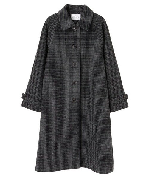 E hyphen world gallery（イーハイフンワールドギャラリー）の「・ステンカラーロングコート（ジャケット/アウター・グレー/ブラック/ベージュ/キャメル・F）」の7枚目の写真