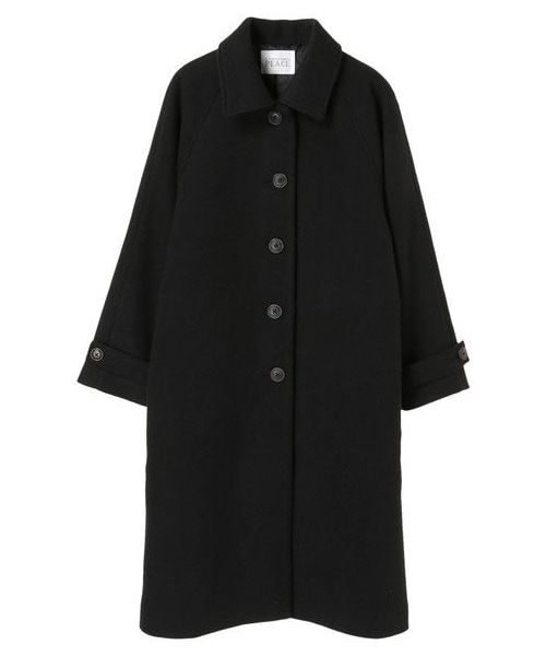 E hyphen world gallery（イーハイフンワールドギャラリー）の「・ステンカラーロングコート（ジャケット/アウター・グレー/ブラック/ベージュ/キャメル・F）」の8枚目の写真