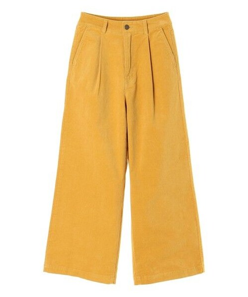 E hyphen world gallery（イーハイフンワールドギャラリー）の「コーデュロイタック入りワイドパンツ（パンツ・ブラック/ボルドー/ベージュ/マスタード・S/M）」の10枚目の写真