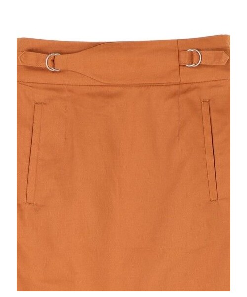 E hyphen world gallery（イーハイフンワールドギャラリー）の「TCツイルナロースカート（スカート・ブラック/ベージュ/キャメル/カーキ・F）」の3枚目の写真