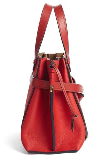 LOEWE（ロエベ）の「LOEWE Gate Calfskin Leather Tote（トートバッグ・レディース・Black/Red・One Size）」の5枚目の写真