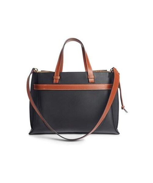 LOEWE（ロエベ）の「LOEWE Gate Calfskin Leather Tote（トートバッグ・レディース・Black/Red・One Size）」の3枚目の写真